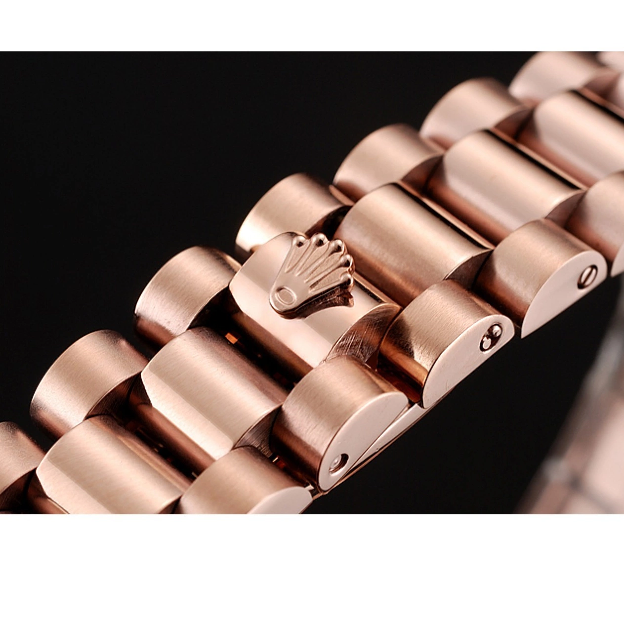 AAA Replica Watches Bracelet Case Rolex Gold Dial Swiss DateJust 1453977 Diamond Rose Rose Gold 0819